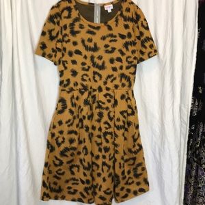 LuLaRoe Amelia Midi Dress with pockets